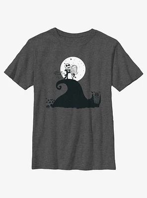 Disney The Nightmare Before Christmas Jack Sally Zero Night Youth T-Shirt