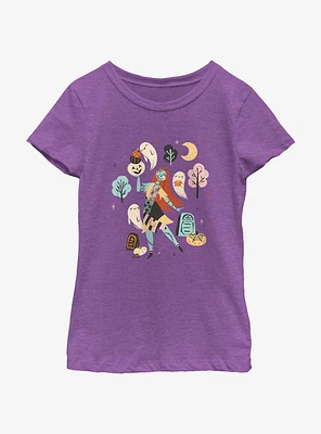 Disney The Nightmare Before Christmas Sally Halloween Youth Girls T-Shirt