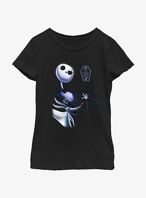 Disney The Nightmare Before Christmas Jack And Zero Youth Girls T-Shirt