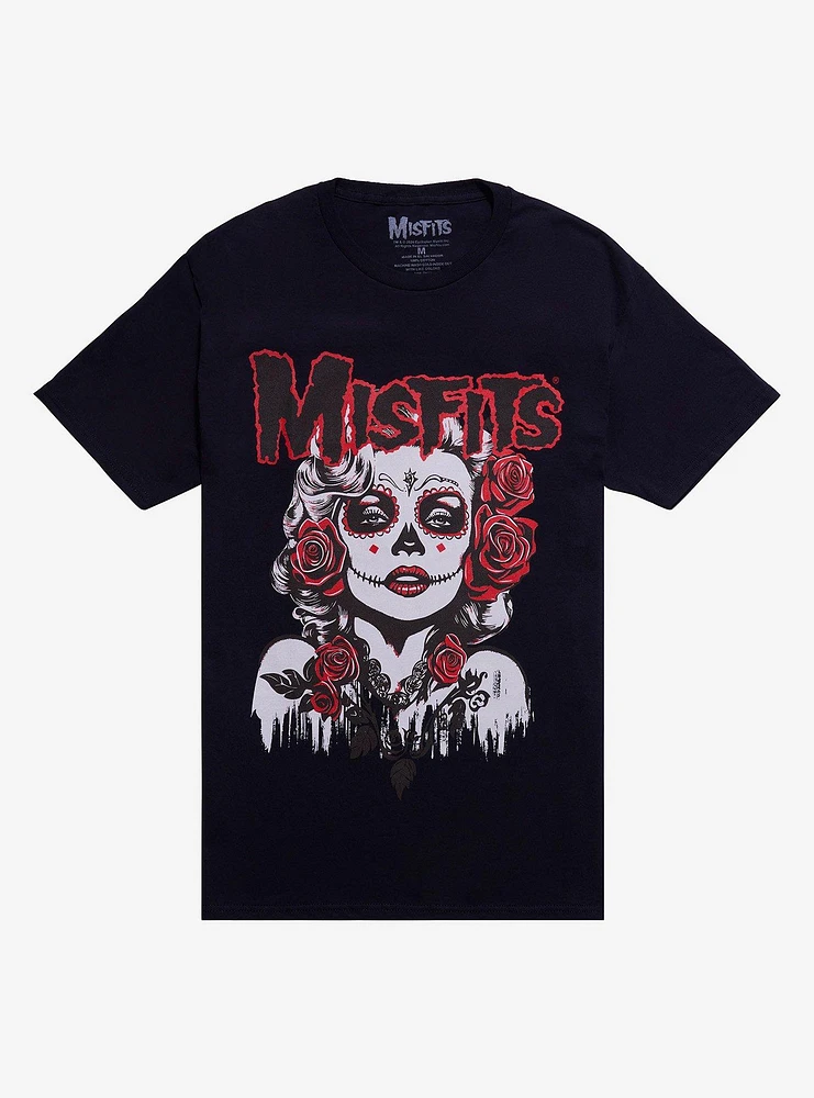 Misfits Dia De Los Muertos Movie Star T-Shirt