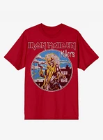 Iron Maiden Killers Distressed Boyfriend Fit Girls T-Shirt