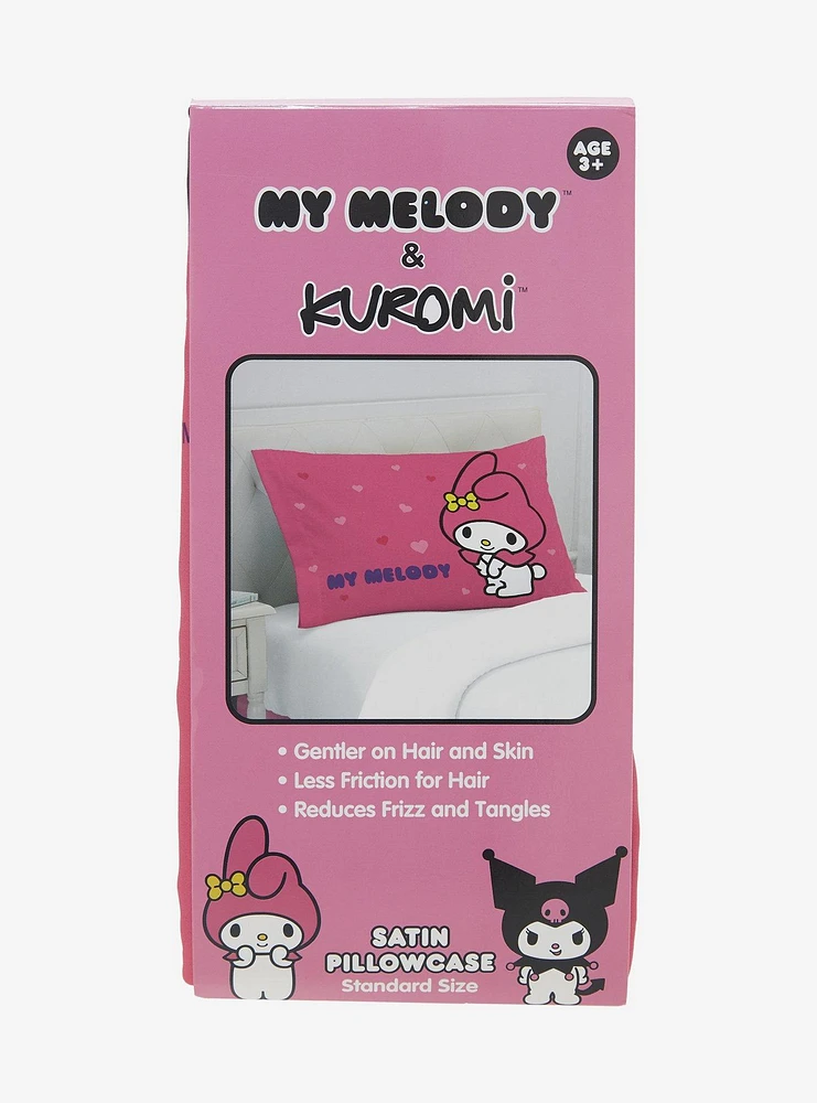 Sanrio My Melody & Kuromi Satin Pillowcase