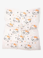 Sanrio Hello Kitty Stars & Moon Allover Print Feather Knit Throw - BoxLunch Exclusive