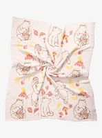 Disney Winnie the Pooh Leaves & Pooh Bear Allover Print Feather Knit Throw - BoxLunch Exclusive