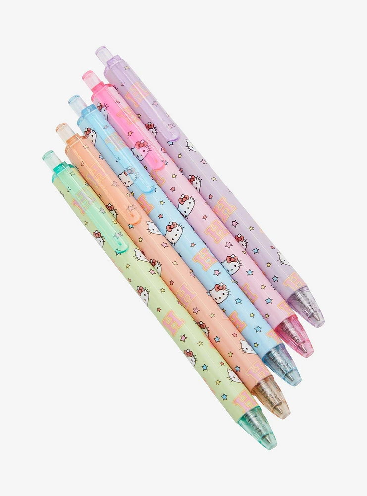 Sanrio Hello Kitty College Letters Gel Pen Set