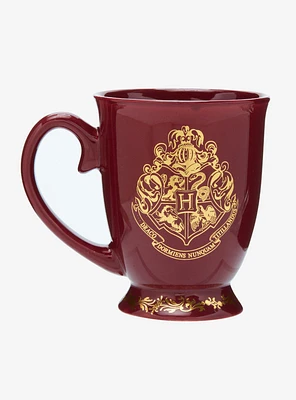 Harry Potter Hogwarts Crest Burgundy Mug