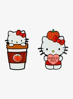 Hello Kitty Pumpkin Spice Enamel Pin Set