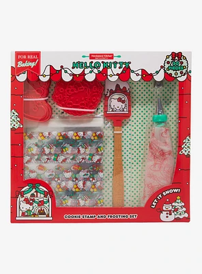 Sanrio Hello Kitty Holiday Cookie Stamp and Frosting Set