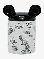 Disney Mickey Mouse Sketchbook Storage Jar