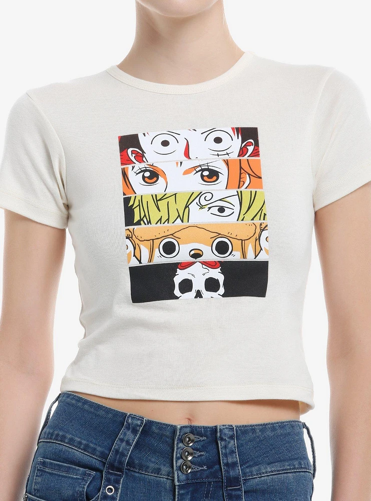 One Piece Eye Panels Girls Baby T-Shirt