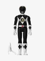 Super7 ReAction Mighty Morphin Power Rangers Black Ranger Figure (SDCC Triangle Box Edition)