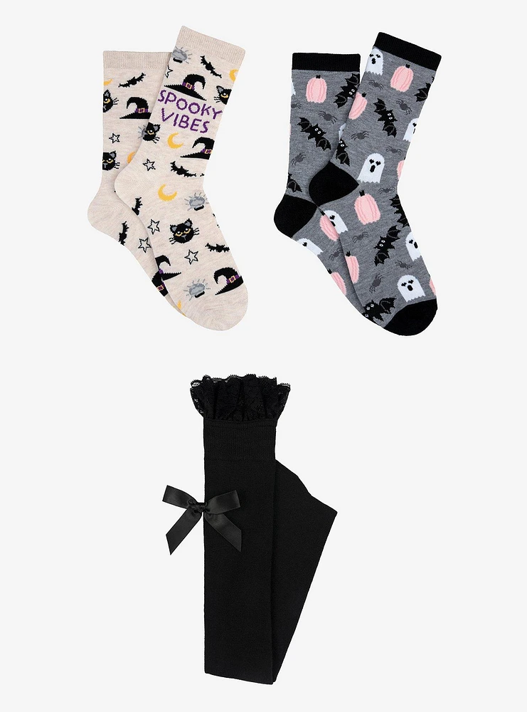 Spooky Vibes 3-Pair Sock Bundle