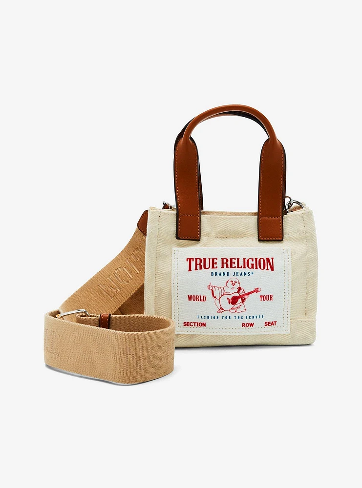 True Religion Canvas Mini Tote Bag