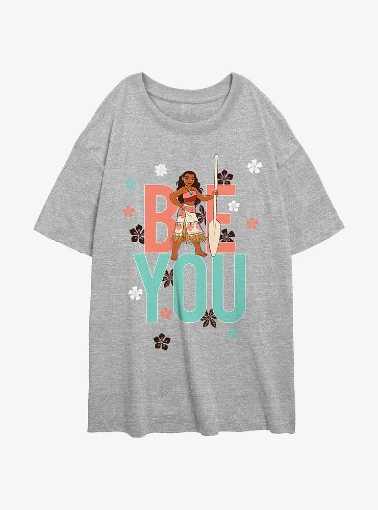 Disney Moana Be You Womens Oversized T-Shirt