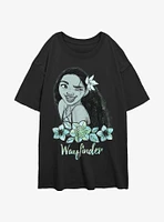 Disney Moana Wink Womens Oversized T-Shirt