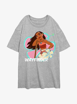 Disney Moana Wayfinder Womens Oversized T-Shirt