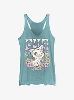 Disney Moana Pua Floral Wreath Womens Tank