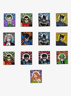 DC Comics Batman Comic Portrait Blind Box Enamel Pin