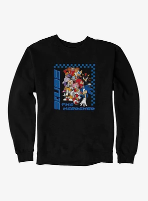 Sonic The Hedgehog Group Checkered Sweatshirt