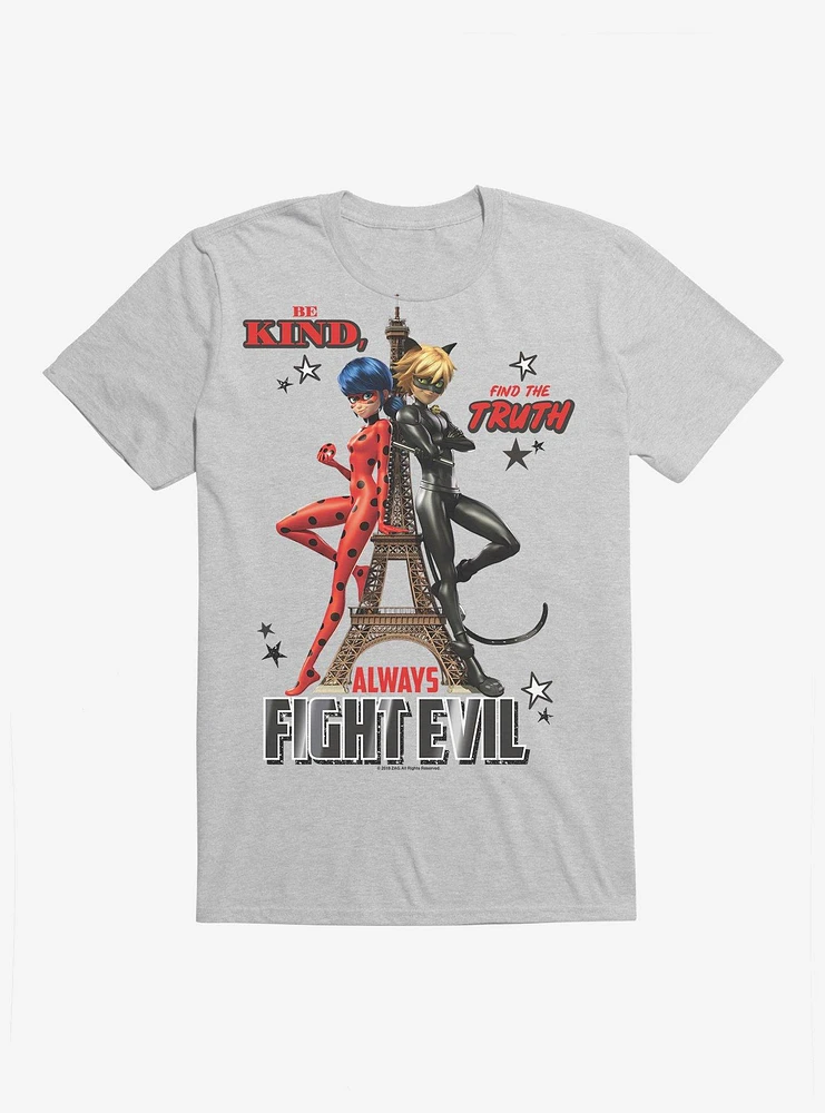 Miraculous: Tales of Ladybug & Cat Noir Always Fight Evil T-Shirt