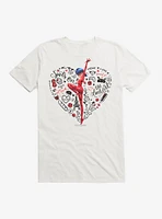 Miraculous: Tales of Ladybug & Cat Noir Heart Collage T-Shirt