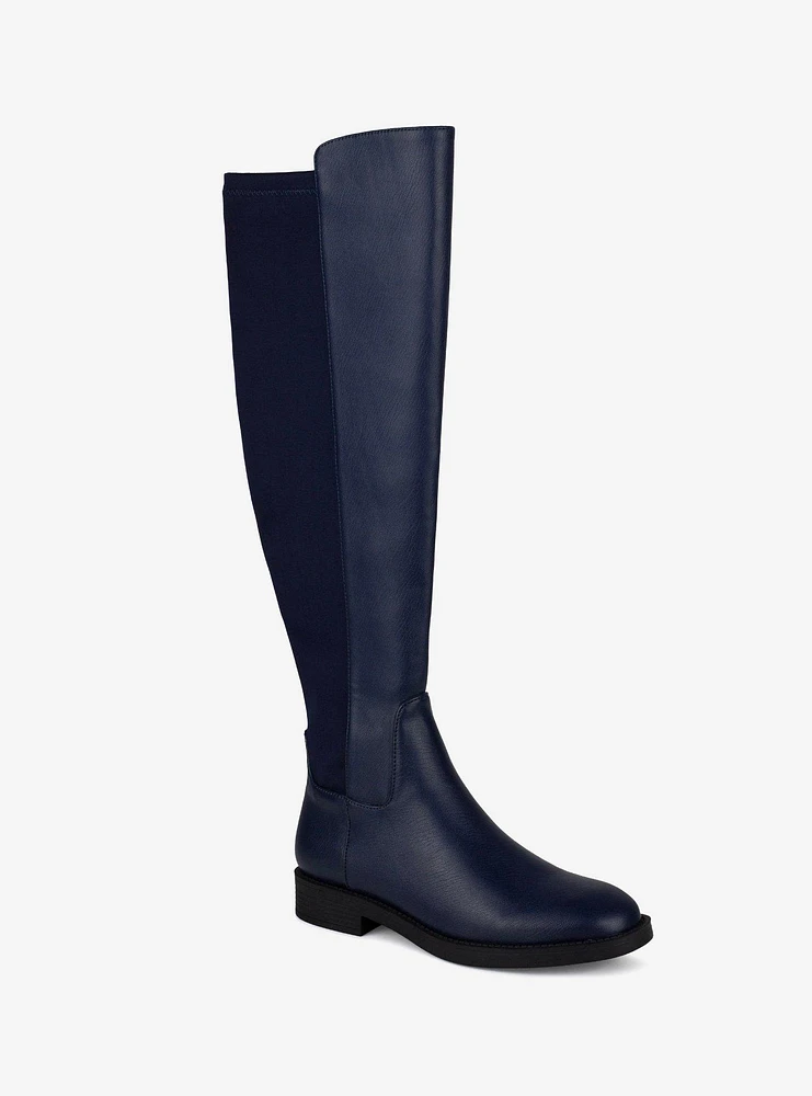 Crush Stretch Riding Boot Navy