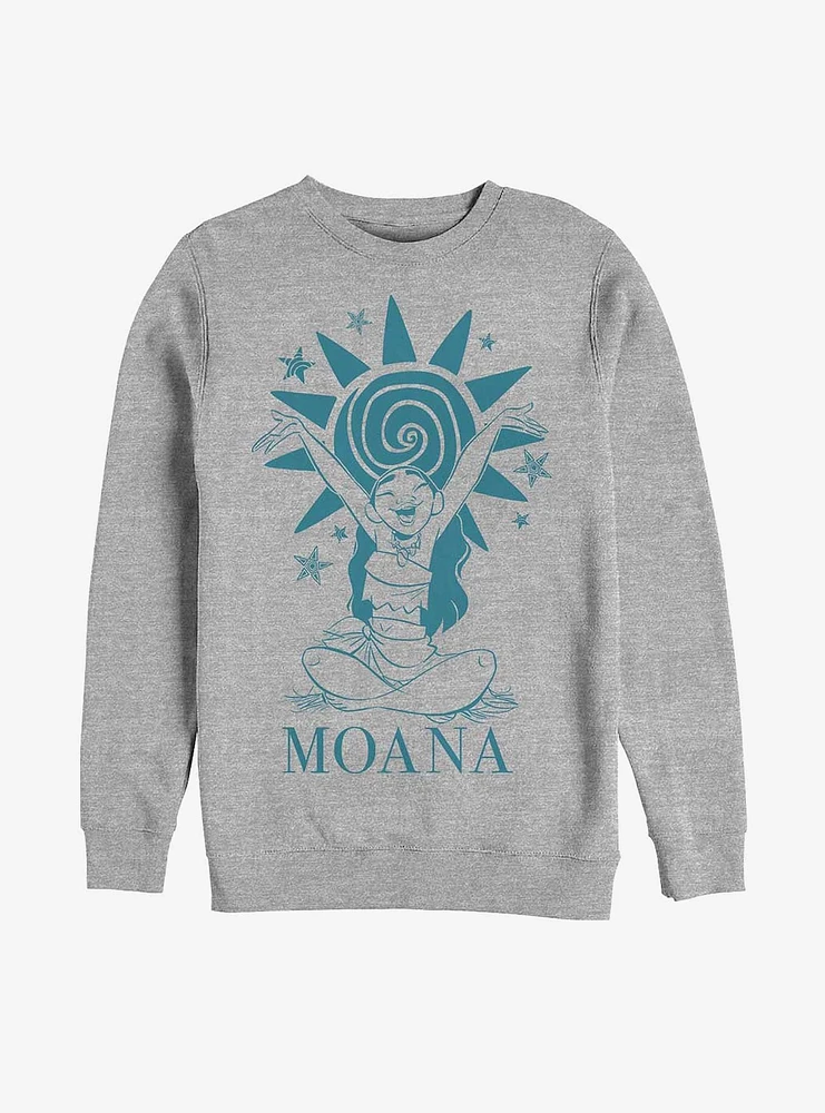 Disney Moana Sun And Stars Sweatshirt