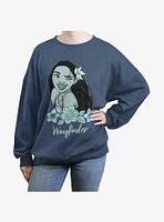 Disney Moana Wink Womens Oversized Sweatshirt