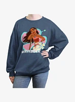 Disney Moana Wayfinder Womens Oversized Sweatshirt