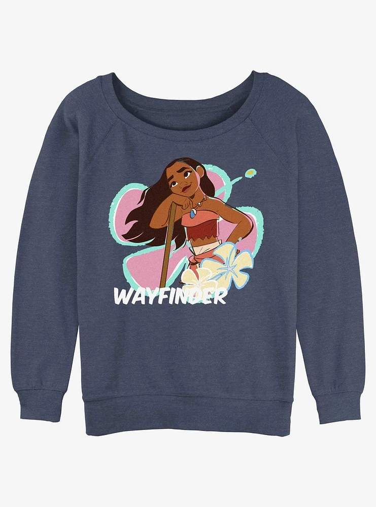 Disney Moana Wayfinder Womens Slouchy Sweatshirt