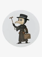 Traveling Plague Doctor 3 Inch Button