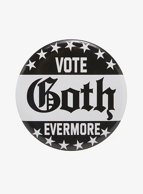 Vote Goth 3 Inch Button