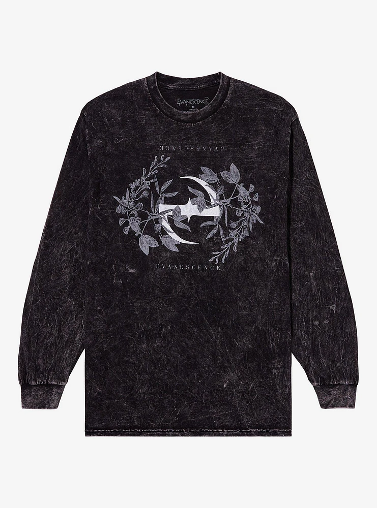 Evanescence Logo Leaves Long-Sleeve T-Shirt