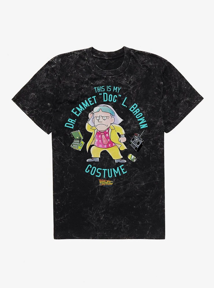 Back To The Future This Is My Doc Brown Costume Mineral Wash T-Shirt