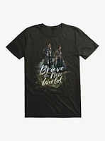 Outlander Jamie Claire Brave New World Poster T-Shirt