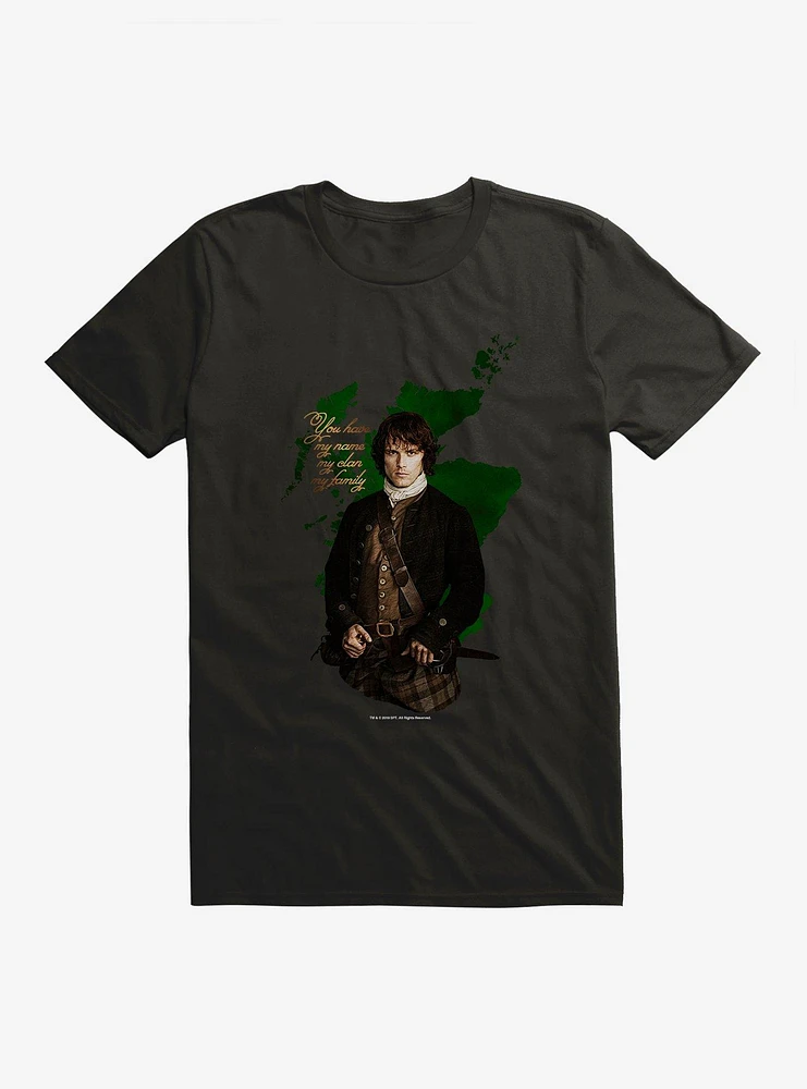 Outlander Jamie Portrait T-Shirt