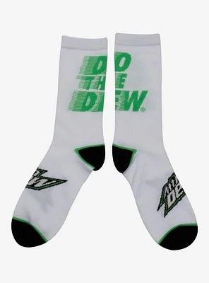 Mountain Dew Glow-In-The-Dark Crew Socks