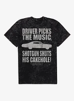 Supernatural Driver Picks The Music Mineral Wash T-Shirt