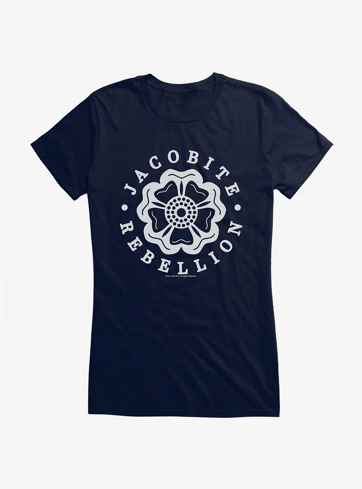 Outlander Jacobite Rebellion Emblem Girls T-Shirt