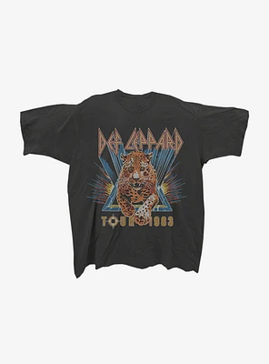 Def Leppard US Tour 1983 Wash T-Shirt