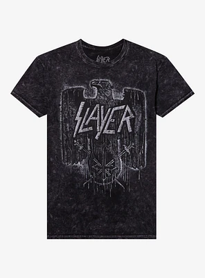 Slayer Silver Eagle Mineral Wash T-Shirt