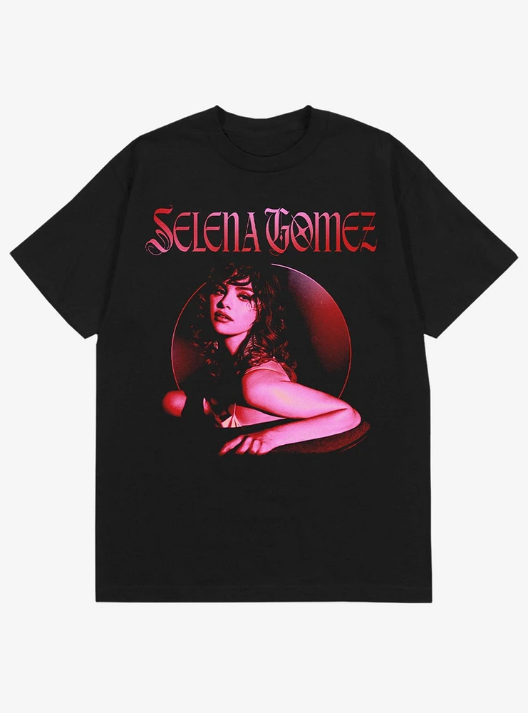 Selena Gomez Red Photo T-Shirt