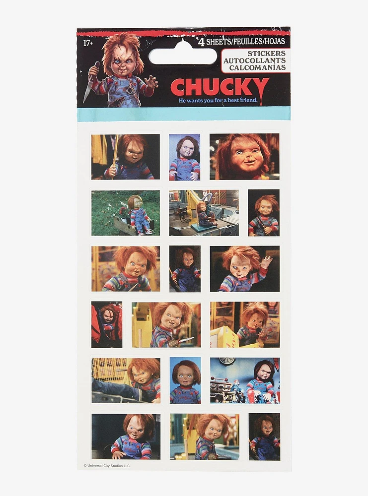 Chucky Sticker Sheet