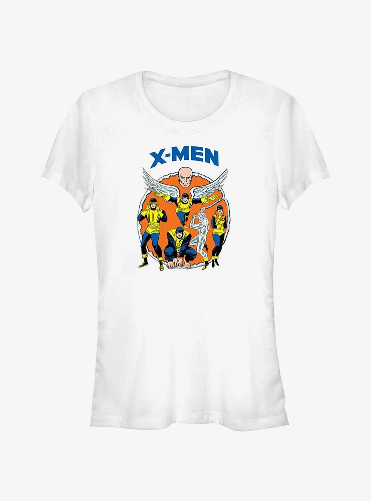 Marvel X-Men Team Classic Suits Girls T-Shirt