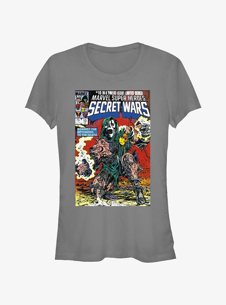 Marvel Secret Wars Comic Cover Vol10 Dr. Doom Girls T-Shirt