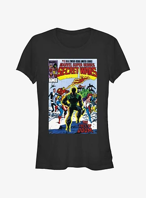 Marvel Secret Wars Comic Cover Vol11 Face Of Doom Girls T-Shirt