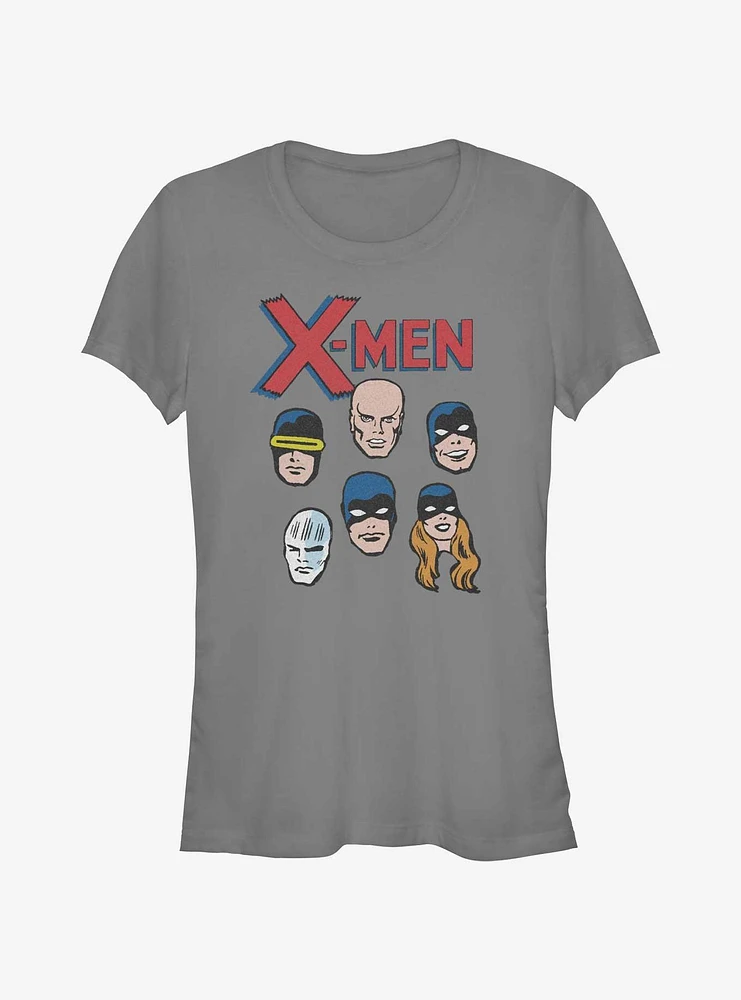 Marvel X-Men Heads Girls T-Shirt