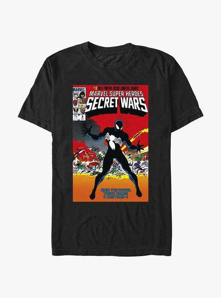 Marvel Secret Wars Comic Cover Vol8 Symbiote Spider T-Shirt