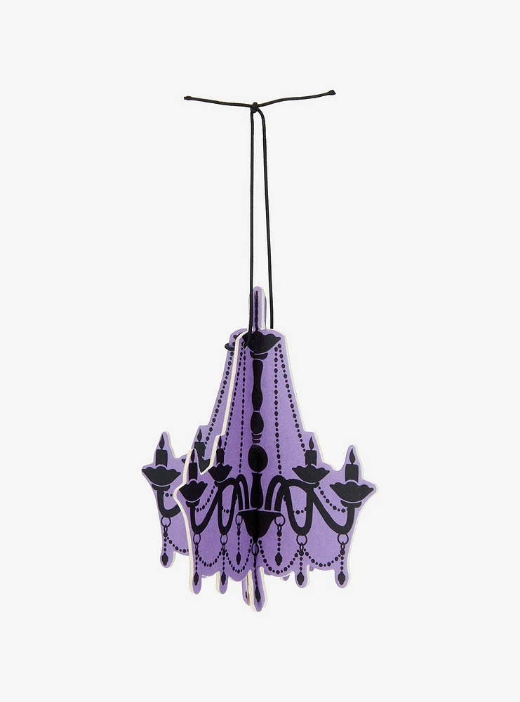 Purple & Black Chandelier 3D Air Freshener