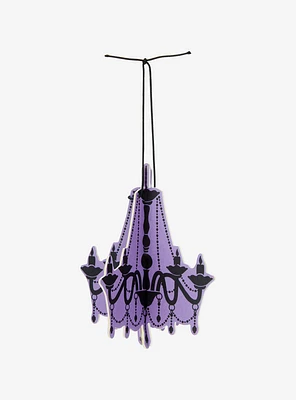 Purple & Black Chandelier 3D Air Freshener